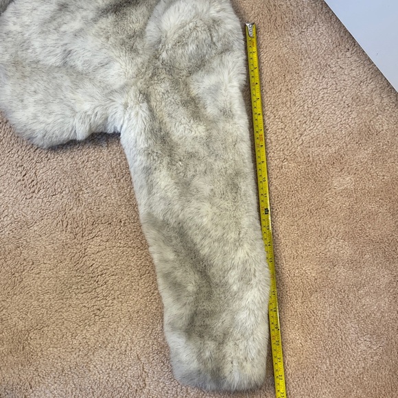 Y2K NORMA KAMALI Elegant Faux Fur Women's Crop Jacket - Picture 10 of 10